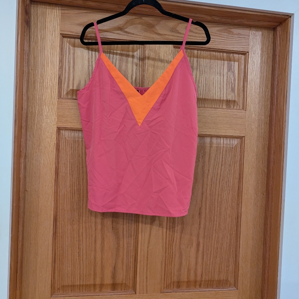 Pink and orange Shein XL tank top